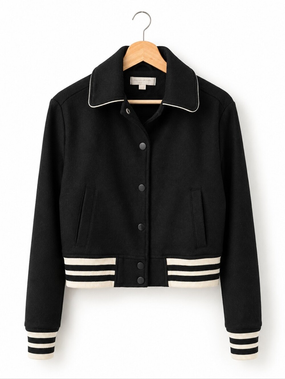 Black Spiritual Gangster Warrior varsity bomber jacket Size XS